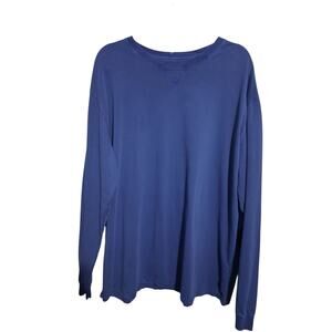 Woolrich Mens size 2X 100% Cotton Crew Neck Long-Sleeve Grunge Preppy Casual Tee